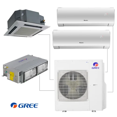 Външно тяло мултисплит GREE GWHD28NK6LOО LCLH, 28 000 BTU, Клас А++/А+, 58 dB, Фреон R32