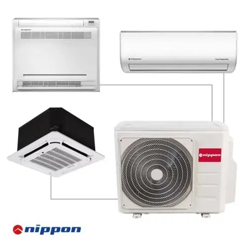 Външно тяло мултисплит Nippon N30E-21HFN8-Q ,  21 000 BTU, Kлас A+ +/ A+, 58 dB, Фреон R32