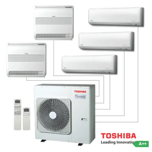 Външно тяло мултисплит Toshiba RAS-3M26U2AVG-E, 24 000 BTU, Клас А++/A+, Фреон R32