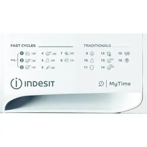 Перална машина с предно зареждане INDESIT MTWA 81484 W EU , 8 кг, 1400 об./мин.