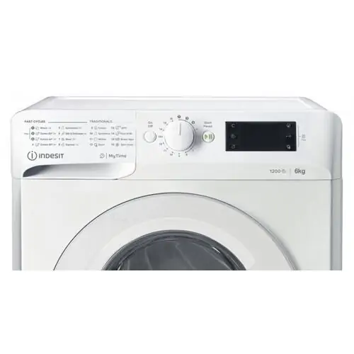 Перална машина с предно зареждане INDESIT MTWSA 61252 W EE , 6 кг, 1200 обр./мин