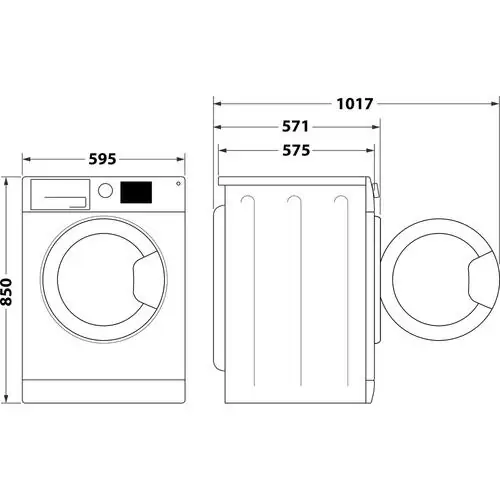 Перална машина Whirlpool FFB 7259 BV EE 7 кг 1200 обр./мин