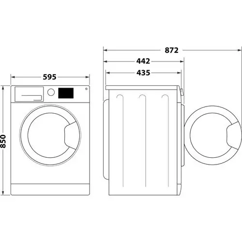 Перална машина Whirlpool WRSB 7259 WB EU 7 кг 1200 обр/мин.