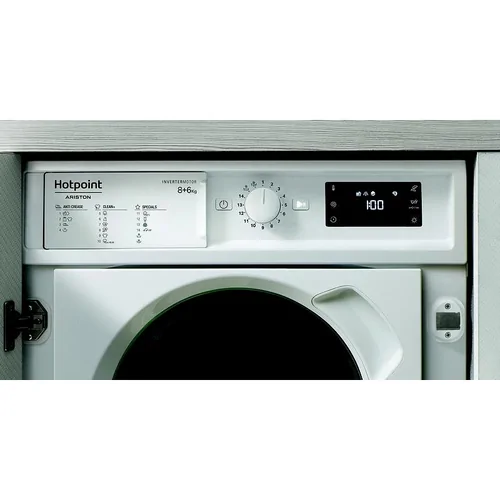 Вградена пералня със сушилня Hotpoint BI WDHG 861485 EU, 6 кг, 1400 обр/мин.