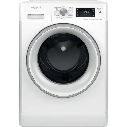 Комбинирана перална със сушилня Whirlpool FFWDB 976258 SV EE , 9/7 кг, 1600 об./мин