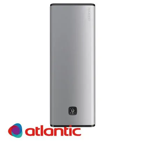 Ултра тънък мултипозиционен бойлер Atlantic Vertigo Steatite Wi-Fi 50 Silver,831181 , 1000/2250 W, 40 л, два водосъдържателя