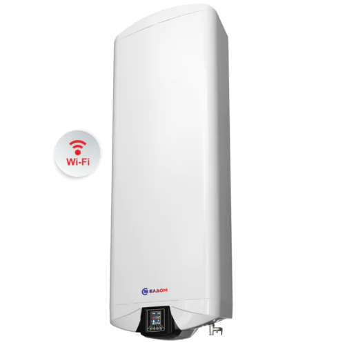 Бойлер с Flat дизайн за универсален монтаж Eldom Galant DU100FW-W , 3300 W ,80 л,емайлиран