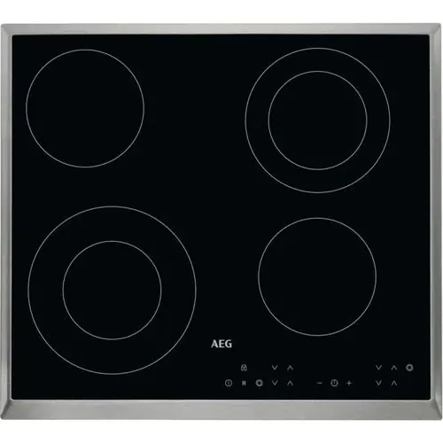 Стъклокерамичен плот за вграждане AEG HK634021XB, 60 см