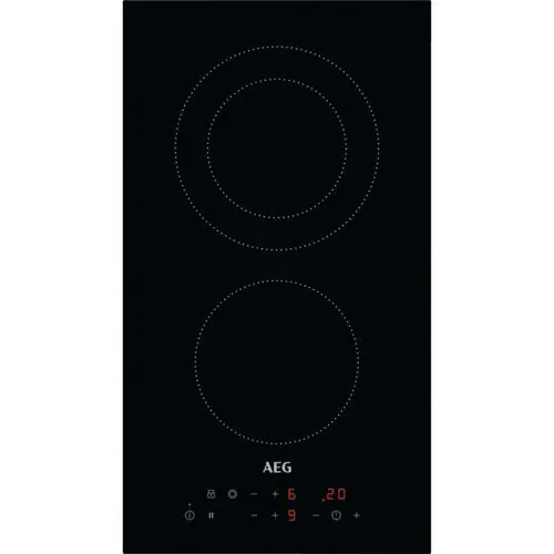 Стъклокерамичен плот за вграждане AEG HRB32310CB, 30 см