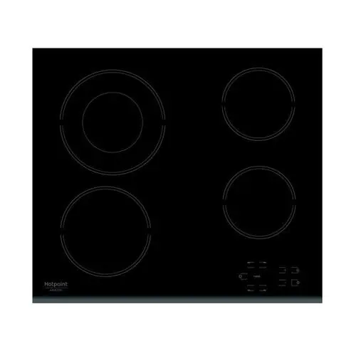 Стъклокерамичен плот за вграждане Hotpoint Ariston HR 632 B - F104304, 60 см