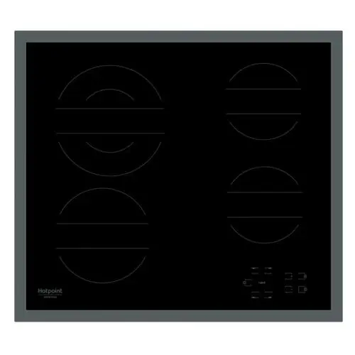Стъклокерамичен плот за вграждане Hotpoint Ariston HR 642 X CM - F104301, 60 см