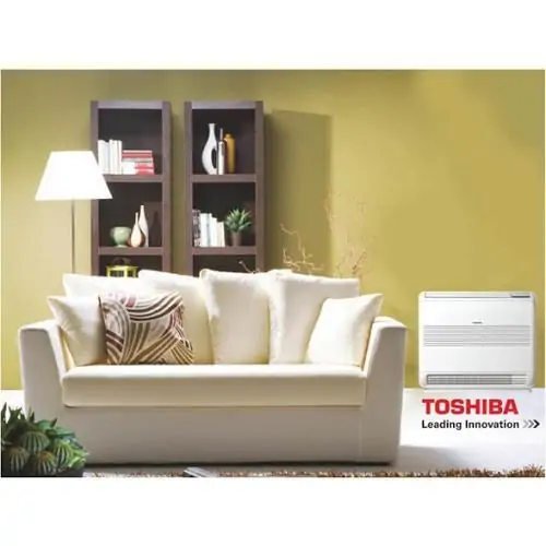 Подов климатик Toshiba RAS-B10J2FVG-E/RAS-10J2AVSG-E Bi-Flow, 10 000 BTU, Клас А++/А+, 23 dB , Фреон R32