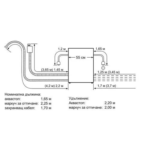 Съдомиялна за вграждане Bosch SCX6ITB00E, 60 см, 8 комплекта