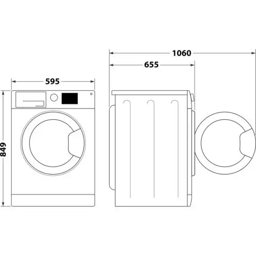 Сушилня с термопомпа Hotpoint NT M11 82SK EU клас: A++ , 8 кг