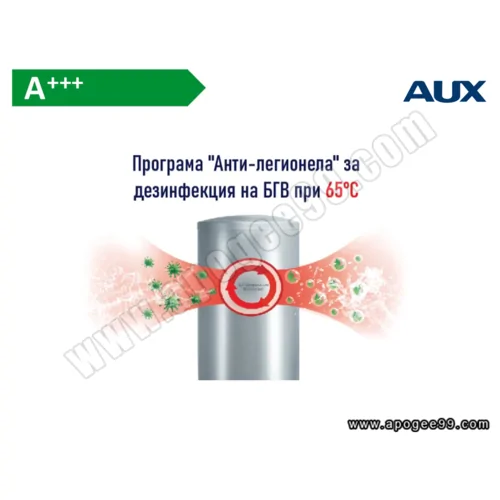 Термопомпа въздух-вода AUX, ACHP-H14/5R3HA, Сплит, 14 W, отопление, охлаждане и БГВ