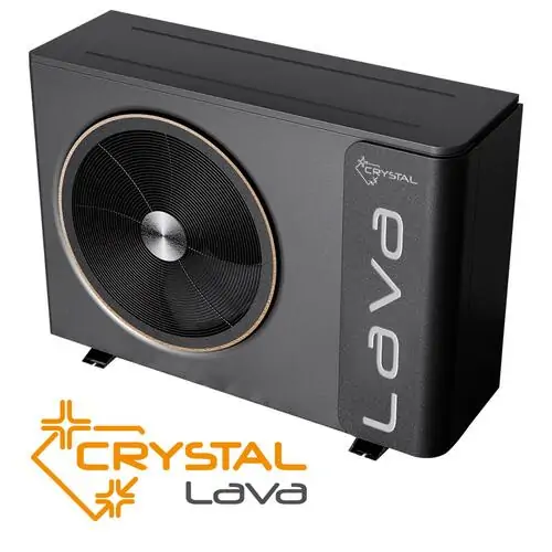 Термопомпа въздух-вода Crystal LAVA, LAVA-12AM, Моноблок, 12 kW, отопление, охлаждане и БГВ