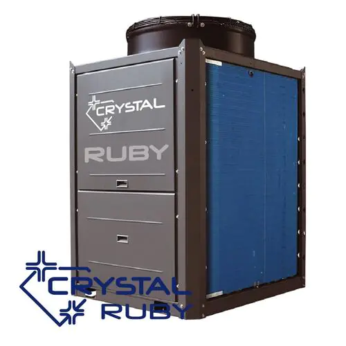 Термопомпа въздух-вода Crystal Ruby 40M-TM (ErP), хидро сплит, 40 kW, отопление, охлаждане и БГВ