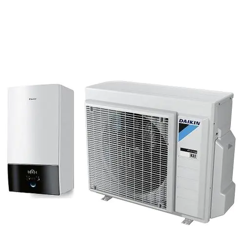 Нискотемпературна термопомпа въздух-вода Daikin Altherma 3R EHBX08E6V/ERGA08EVH7, Сплит, 8 kW, отопление, охлаждане и БГВ