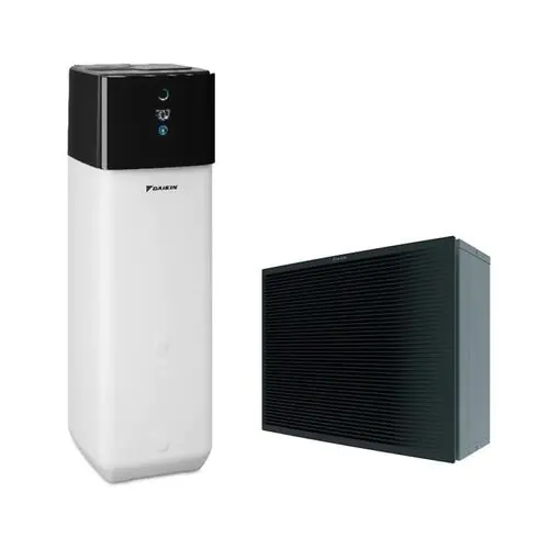 Високотемпературна термопомпа въздух-вода Daikin Altherma 3 H HT ECH₂O ETSXB16P30E7/EPRA14DV37, Спит 8 kW, отопление, охлаждане и БГВ