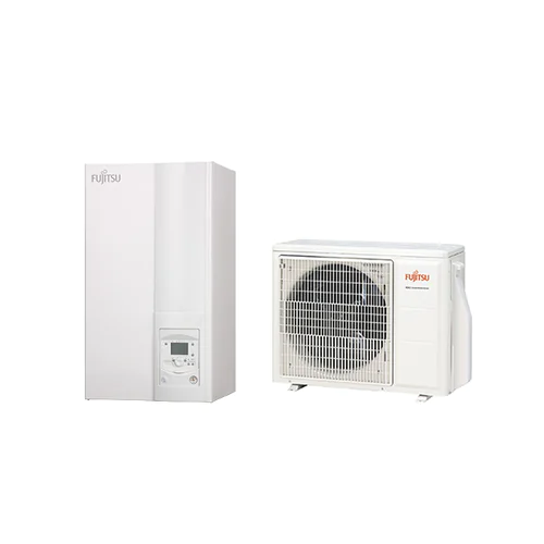 Термопомпа въздух-вода Fujitsu WSYA100ML3/ WOYA100KLT Comfort, Сплит, 10 kW, отопление и БГВ