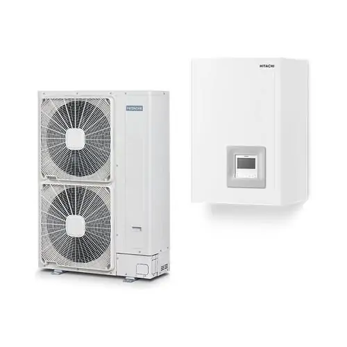 Термопомпа Hitachi Yutaki S RWM-4.0N1E/RAS-4WHNPE, 11.0 kW, отопление, охлаждане и БГВ