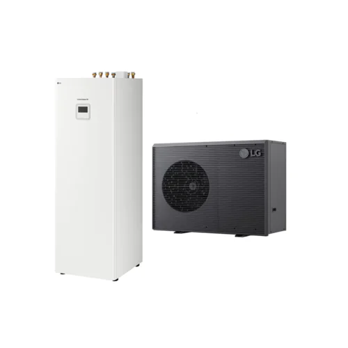 Термопомпа въздух-вода LG Therma V HN1639HY.NK0/HM143HF.UB60, Моноблок с вграден бойлер , 14.00 kW, отопление, охлаждане и БГВ