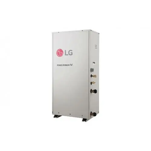 Високотемпературна термопомпа въздух-вода LG Therma V HU161HA.U33/HN1610H.NK3, Сплит, 16 kW, отопление и БГВ