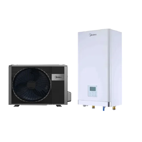 Термопомпа въздух-вода Midea M-Thermal Arctic MHA-V6W/D2N8-B2+HB-A60/CD30GN8-B2, Сплит, 6 kW, 220 V, отопление, охлаждане и БГВ