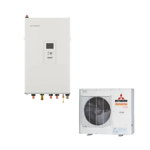 Термопомпа въздух-вода Mitsubishi Heavy Hydrolution HMS100-W/FDCW100VNX-A , 12 kW, отопление, охлаждане и БГВ