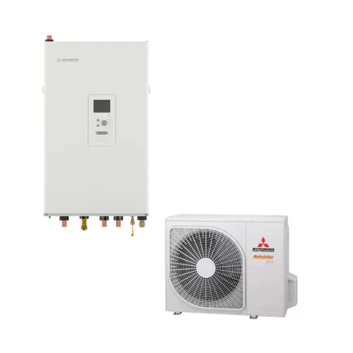 Термопомпа въздух-вода Mitsubishi Heavy Hydrolution HMS60-W/FDCW60VNX-W, 6 kW, отопление, охлаждане и БГВ