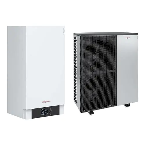 Термопомпа въздух-вода Viessmann Vitocal 200-S AWB-E-AC 201.D Z015227, Сплит, 14.70 kW, отопление, охлаждане и БГВ