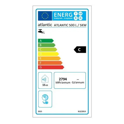 Вертикален бойлер за подов монтаж Atlantic O’Pro ,022750, 5000 W ,500 л 