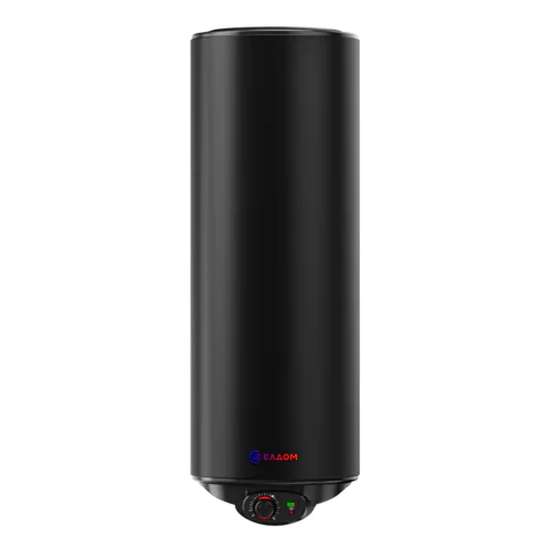 Вертикален бойлер Eldom WVF08039FA-B , черен мат ,80 литра,3000 W,Енергиен клас C,емайлиран