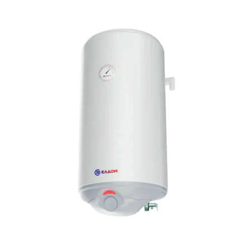 Вертикален бойлер Eldom Style WVY05039F , бял мат, 50 литра,1500 W, eнергиен клас C, eмайлиран